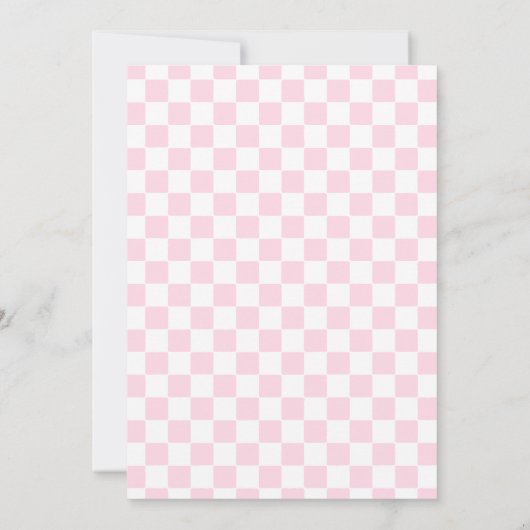 Ready to Pop Soda girl Baby shower Einladung (Rückseite)