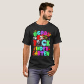 Ready To Rock Kindergarten First Day Of School Boy T-Shirt (Vorne ganz)