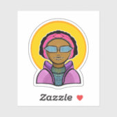 Ready to ski aufkleber (Blatt)