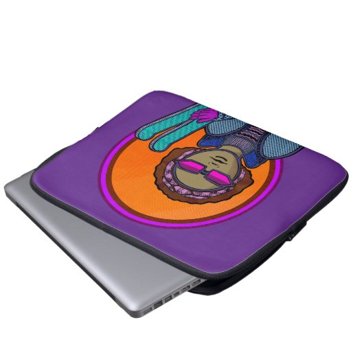 Ready to ski laptopschutzhülle (Vorne Knopf)