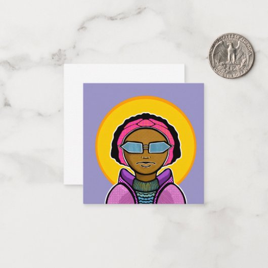 Ready to ski mitteilungskarte (Vorderseite/Rückseite Beispiel)