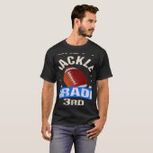 Ready To Tackle 3rd Grade Back To School Football T-Shirt (Vorne ganz)