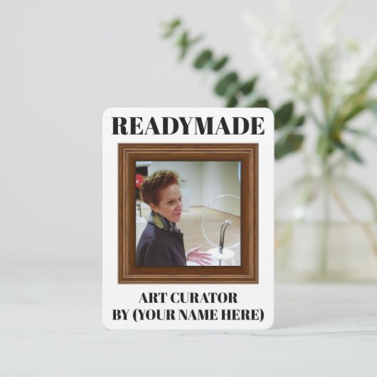 READYMADE FLAT GREETCARD KARTE (Stehend Vorderseite)