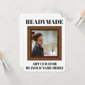 READYMADE FLAT GREETCARD KARTE (Vorderseite/Rückseite Beispiel)