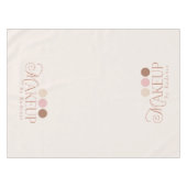 Readymade Logo Makeup Artist Tablecloth Runner Tischdecke (Vorderseite (Horizontal))