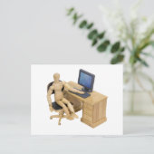 readyToWork112409 Postkarte (Stehend Vorderseite)