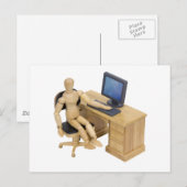 readyToWork112409 Postkarte (Vorne/Hinten)