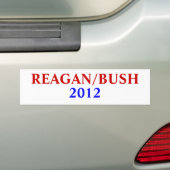 REAGAN/BUSH, 2012 AUTOAUFKLEBER (Auf Auto)