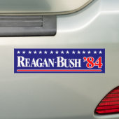 Reagan Bush 84 Autoaufkleber (Auf Auto)
