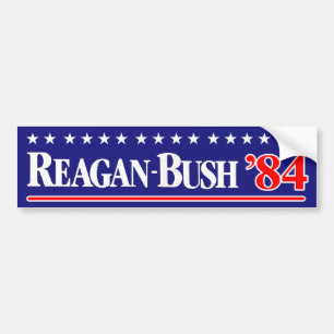 Reagan Bush 84 Autoaufkleber