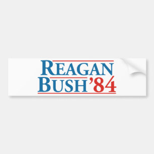 Reagan Bush '84 Autoaufkleber