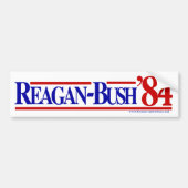 Reagan Bush 84 Autoaufkleber (Vorne)