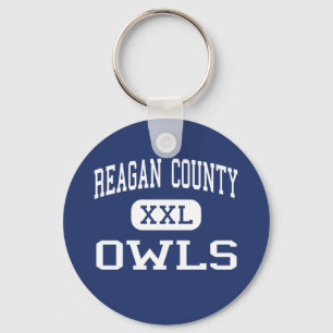 Reagan County Owls Middle Big Lake Texas Schlüsselanhänger