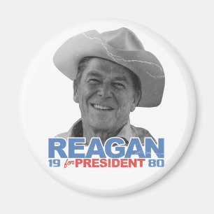 Reagan-Cowboy 1980 Magnet
