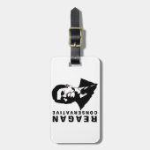 Reagan-Konservativer Gepäckanhänger (Vorderseite vertikal)