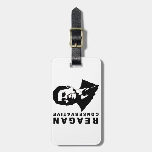 Reagan-Konservativer Gepäckanhänger (Vorderseite vertikal)