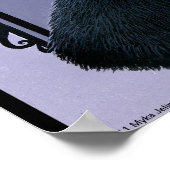 "Reagan" Lila Cyber Goth Fairy Poster (Ecke)