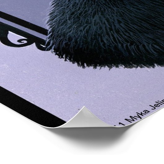 "Reagan" Lila Cyber Goth Fairy Poster (Ecke)