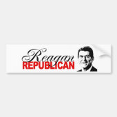 REAGAN-REPUBLIKANER AUTOAUFKLEBER (Vorne)