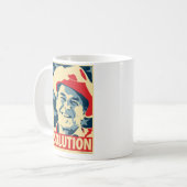 Reagan- u. Washington- - Obama-Parodie-Tasse Kaffeetasse (Vorderseite Links)