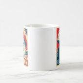 Reagan- u. Washington- - Obama-Parodie-Tasse Kaffeetasse (Mittel)