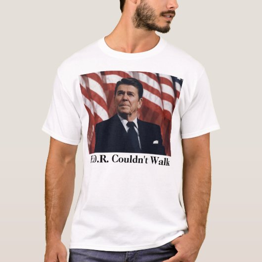 Reagan V. FDR T-Shirt (Vorderseite)