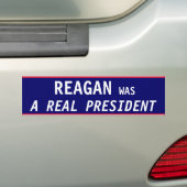 Reagan-WIRKLICHER Präsident Autoaufkleber (Auf Auto)