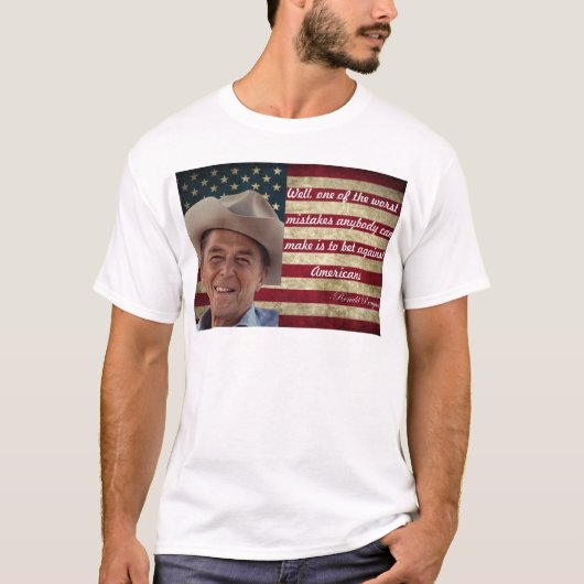 Reagan-Zitat-T - Shirt (Vorderseite)