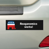 Reaganomics Arbeiten Autoaufkleber (Auf Auto)