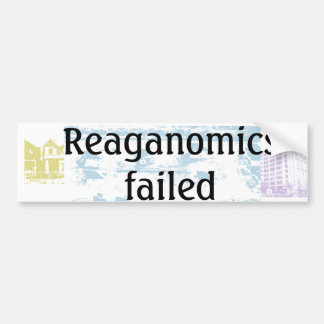 Reaganomics versagte autoaufkleber