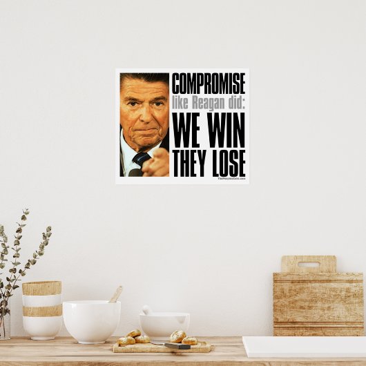 Reagans Kompromissposter Poster (Küche)