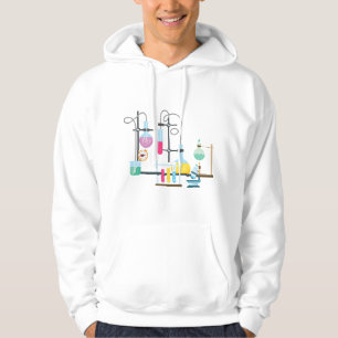 Reagenzglas Chemie Labor Wissenschaft Lustig Hoodie