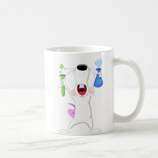 Reagenzglas-Labrador-Ratten-Tasse Kaffeetasse (Rechts)