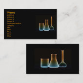 Reagenzglas-Visitenkarte Visitenkarte (Vorne/Hinten)