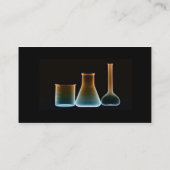 Reagenzglas-Visitenkarte Visitenkarte (Rückseite)