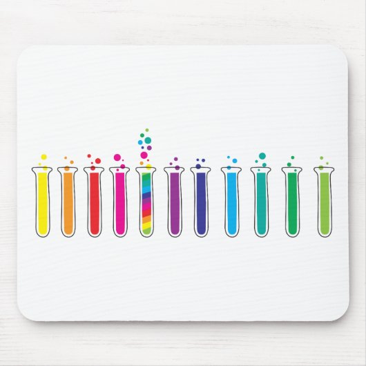 Reagenzgläser Mousepad (Vorne)