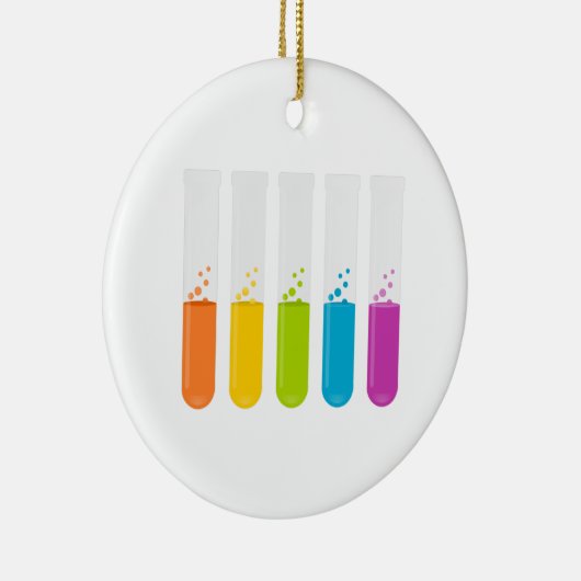Reagenzröhren Keramik Ornament (Rechts)
