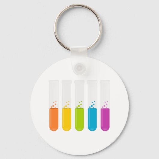 Reagenzröhren Schlüsselanhänger (Vorderseite)