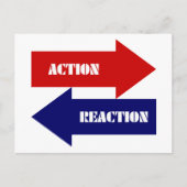 Reaktion Postkarte (Vorderseite)