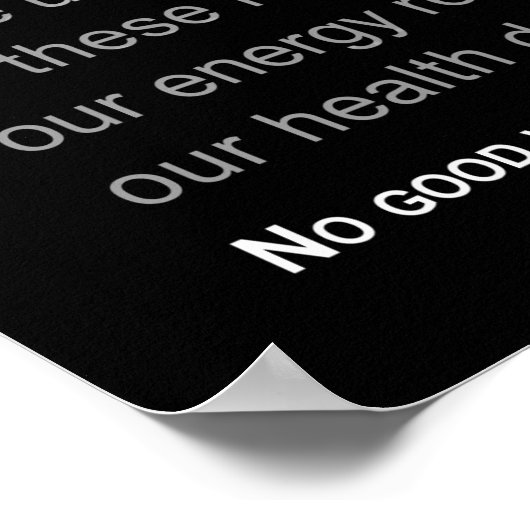 Reaktion vs. Reaktion - Empower Graphics Poster (Ecke)