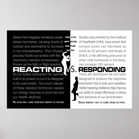 Reaktion vs. Reaktion - Empower Graphics Poster (Vorne)