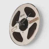 Real-2-Rolle Große Wanduhr (Winkel)