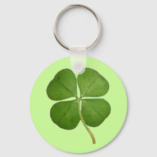 Real 4 Leaf Clover Kleeblatt Schlüsselanhänger