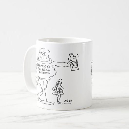 Real Ale oder Micro Pub Beer Drinker Kaffeetasse (Vorderseite Links)