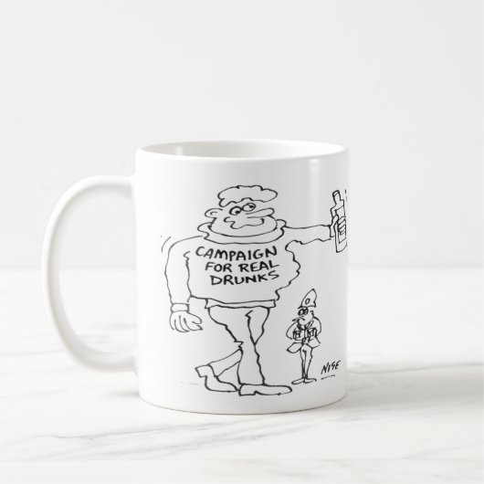 Real Ale oder Micro Pub Beer Drinker Kaffeetasse (Links)