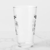 Real Ale oder Micro Pub Funny Cartoon Betrunken Glas (Links)