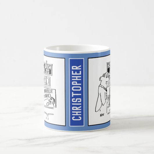 Real Ale Zuhause Brewing Cartoon. Kaffeetasse (Mittel)