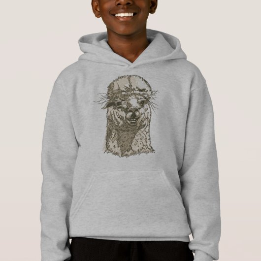 Real Alpaca Face Hoodie (Vorderseite)