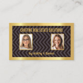 Real Anwesen 2 Namen Visitenkarte (Vorderseite)