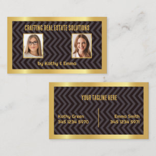 Real Anwesen 2 Namen Visitenkarte